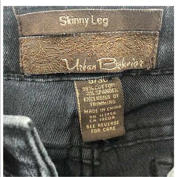 Urban Behavior Juniors Skinny Leg Jeans Size 9/30 - Picture 6 of 8